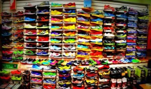 running shoe store